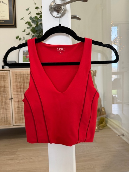 Abercrombie & Fitch Other - Abercrombie & Fitch YPB Red V-Neck Sports Bra